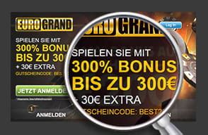 eurogrand casino gutschein code